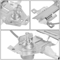 thumbnail image 4 of DNA Motoring 752-011 Rear Passenger Side Manual Window Regulator for 86-90 Nissan Sentra Tsuru, 4 of 5