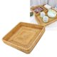 thumbnail image 4 of Rattan Table Tray, Handwoven Storage Basket, Multifunctional Serving Tray, Size M, 4 of 4