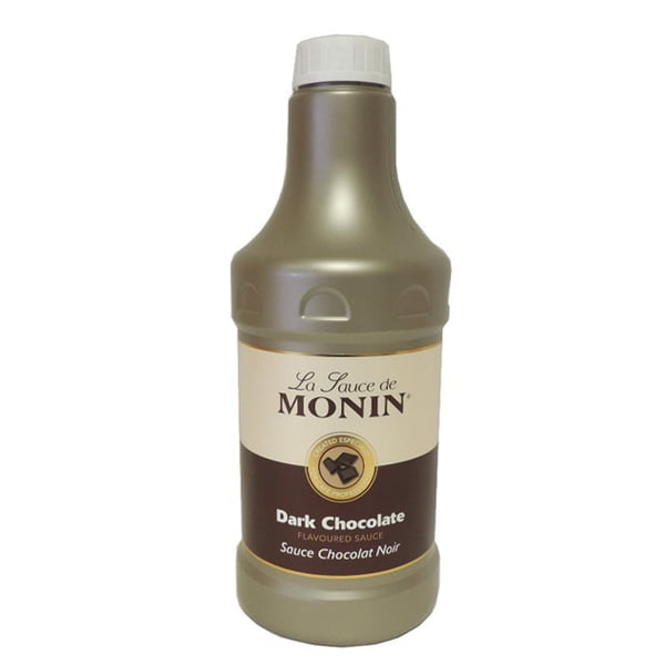 Monin Gourmet Dark Chocolate Sauce 64 Oz Bottle