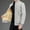 Gray, variant on LVHAOGJOB Fleece Jackets for Men Sherpa Lined Windbreaker Big and Tall Full Zip Outdoor Stand Collared Mens Coats with Pockets