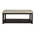 thumbnail image 3 of Picket House Furnishings Caleb Marble Top Coffee Table in Espresso, 3 of 10