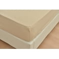 thumbnail image 3 of Deluxe2000 Series Soft Bamboo Derived Rayon Sheet Sets-King, Beige Sheets, Wrinkle Free - Deep Pockets - 4 Piece - 1 Fitted Sheet, 1 Flat, 2 Pillowcases King, Beige, 3 of 3