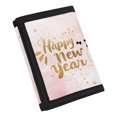 thumbnail image 2 of Chririnla Polyester Fabric Little Boys Trifold Wallet with Magic Sticker Closure, Happy New Year Portable Cardholder for Daily Holiday Use, 2 of 6