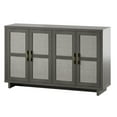 thumbnail image 2 of Twin Star Home Coastal Sideboard with Linen Inspired Accents, 2 of 11