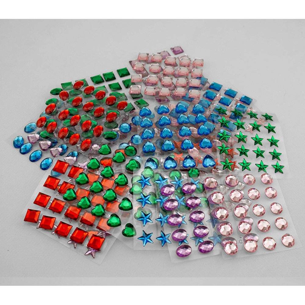 Tytroy Multi Color Self Adhesive Craft Jewels Flat Back Rhinestone