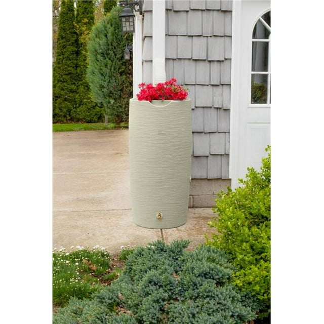 Good Ideas IM-STO050-SAN 50 gal Impressions Stone Rain Saver - Sandstone