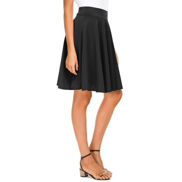 Falda midi Urban CoCo, versátil, elástica y acampanada, cintura alta