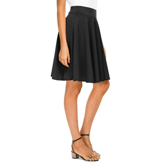 Falda midi Urban CoCo, versátil, elástica y acampanada, cintura alta