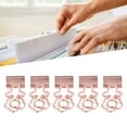 thumbnail image 4 of Binder Clips, Office Binder Clips Cute Strong Clamping Power 100pcs  For Office For School Sunflower,Flower, 4 of 8