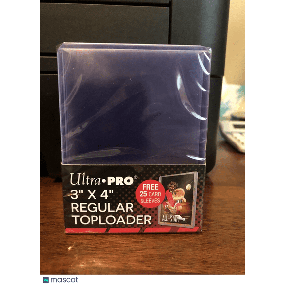 Ultra Pro 3X4 Regular Toploaders 35pt 1 Pack of 25 WITH 25 Card Sleeves included