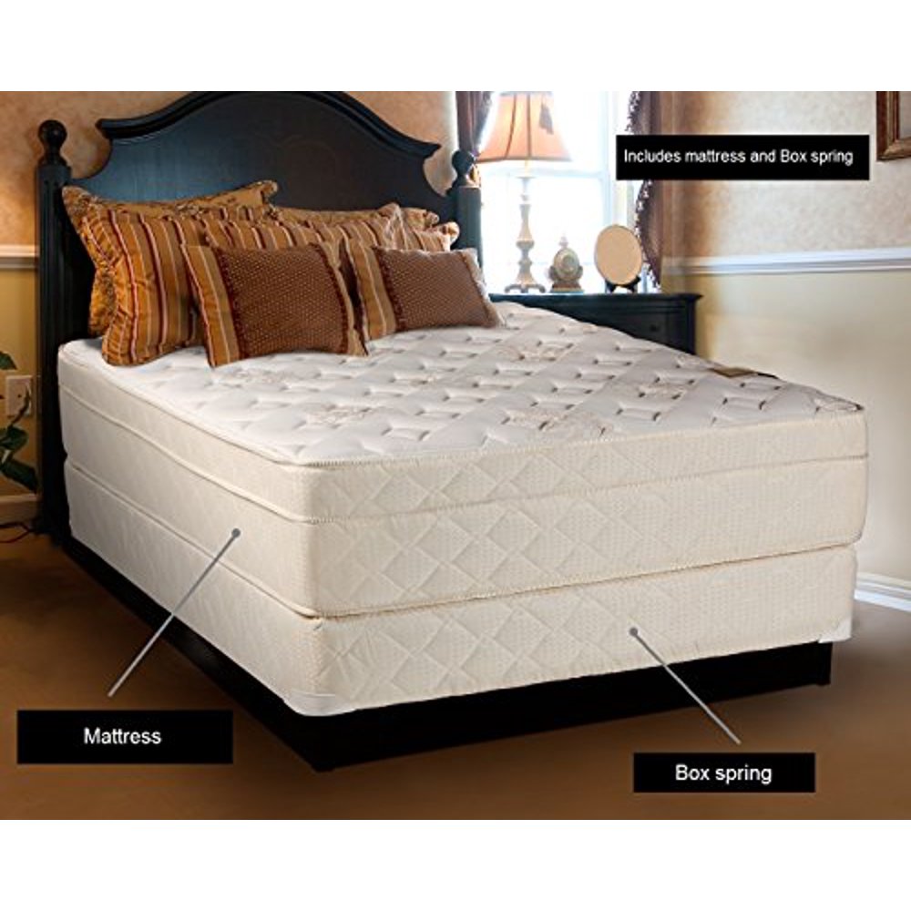 Beverly Hills Firm Foam Encased Eurotop (Pillow Top) Mattress and Box