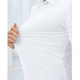 thumbnail image 2 of Youclos Long Sleeve 4-Way Stretch Dress Shirts for Men Button Down Shirt Muscle Fit, 2 of 8