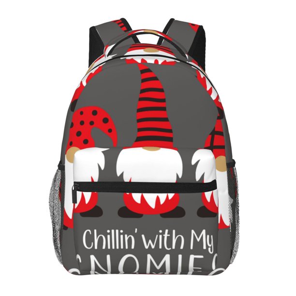 Balery Chillin with My Gonme Mochila Escolar Impresa, Mochila Ligera para Viajes Casual, Mochila Duradera y Cómoda Multifuncional, Mochila para Laptop-One Size