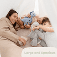 thumbnail image 3 of Comfy Cubs Kids Play Tent - Indoor Kids Tent - 100% Cotton Canvas, - Safe & Portable (Sage), 3 of 7