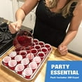thumbnail image 3 of PEACNNG Classic Party Cup, Pack of 200 Red Disposable Mini 2oz Party Cups, Shot Cups, Perfect for Beer Mug Game., 3 of 5