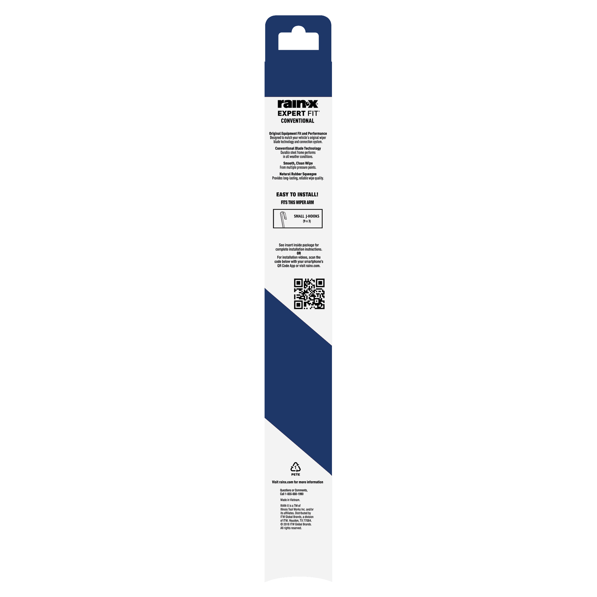 (2 pack) Rain-X Expert Fit Conventional Windshield Wiper Blade C-15 - 860015