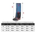 thumbnail image 2 of Outdoor Camping Climbing Waterproof Snow Legging Gaiters For Men Women Teekking Skiing Desert Snow Boots Shoes Covers, 2 of 5