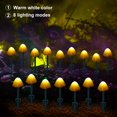 thumbnail image 2 of LINLIN 30 LED Mushroom Solar Lights Outdoor Garden, 8 Modes Solar Powered Mushroom Pathway Lights, IP65 Waterproof Garden Lights Decorative Ornaments for Yard Lawn Pathway Walkway Landscape, 2 of 7