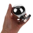 thumbnail image 3 of Hemoton Flagpole Topper Finial Flag Pole Ball Topper Ornament Stainless Steel Round Handrail End Caps Staircase Steps Hand Rail End Cover Handrail Fittings Silver 60mm, 3 of 8