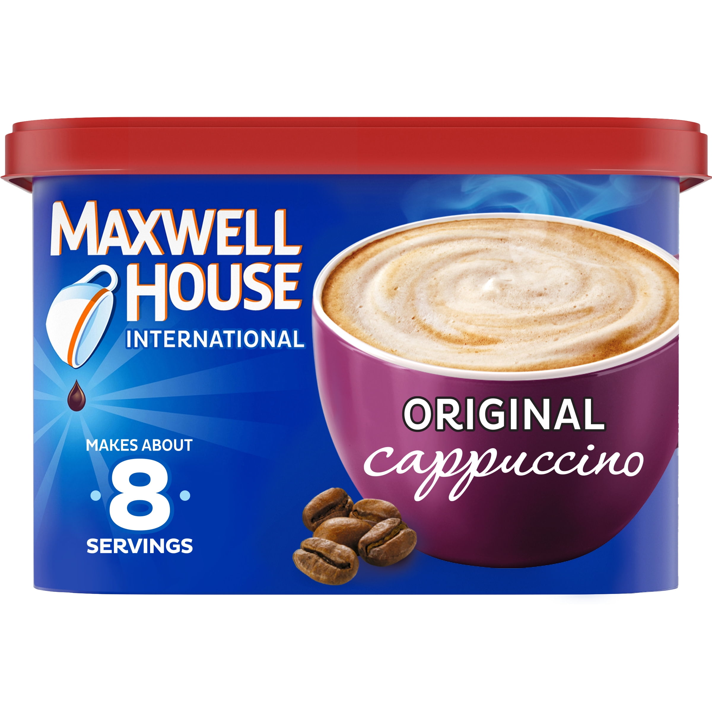 Maxwell House Café Soluble Cappuccino Noisette Boite 305G