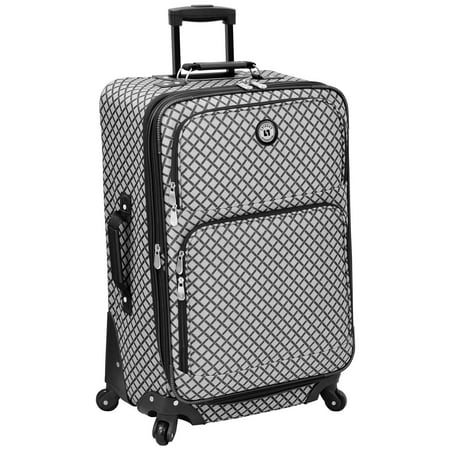 Leisure Luggage 25'' Lafayette Grey Diamond Brush Luggage Luggage 25 Inches