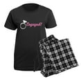 thumbnail image 5 of CafePress - Engaged Diamond Ring Women's Light Pajamas - Women's Short Sleeve Print T-Shirt and Pants Dark Cotton Pajama Set, 5 of 7