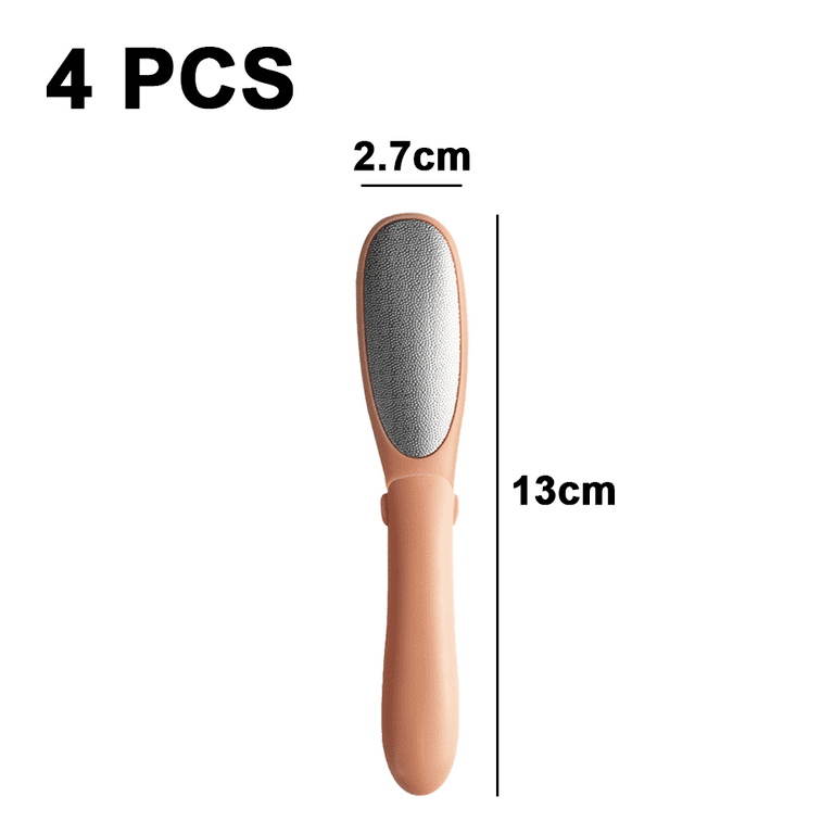 Foot Files Callus Remover, Foot File, Professional Foot Care Pedicure  Stainless Steel File to Removes Hard Skin - 4pcs pink