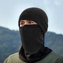 Kchsji Sports Riding Ski Mask Windproof Helmet Liner Fleece Face Cover Neck Mouth Shield for Motorcycle Cycling Skiing Snowboarding Outdoor Cold Protection Thermal Winter Sports Gear Accessories