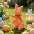 thumbnail image 1 of Easter Multi-expression Simulation Flock Bunny Home Garden Patio Sod Outdoor Window Shooting Ornaments, 1 of 6