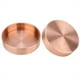 thumbnail image 5 of Organizador de joyas y accesorios vintage Bandeja circular de cobre rojo antiguo, 5 of 8
