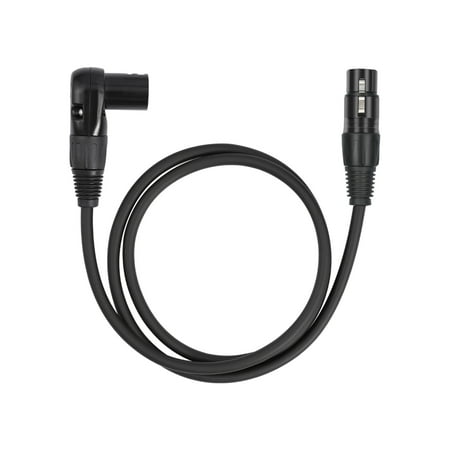 ZPAQI Male to Female Cable 90 Degree to Straight Head for Professional Setsup
