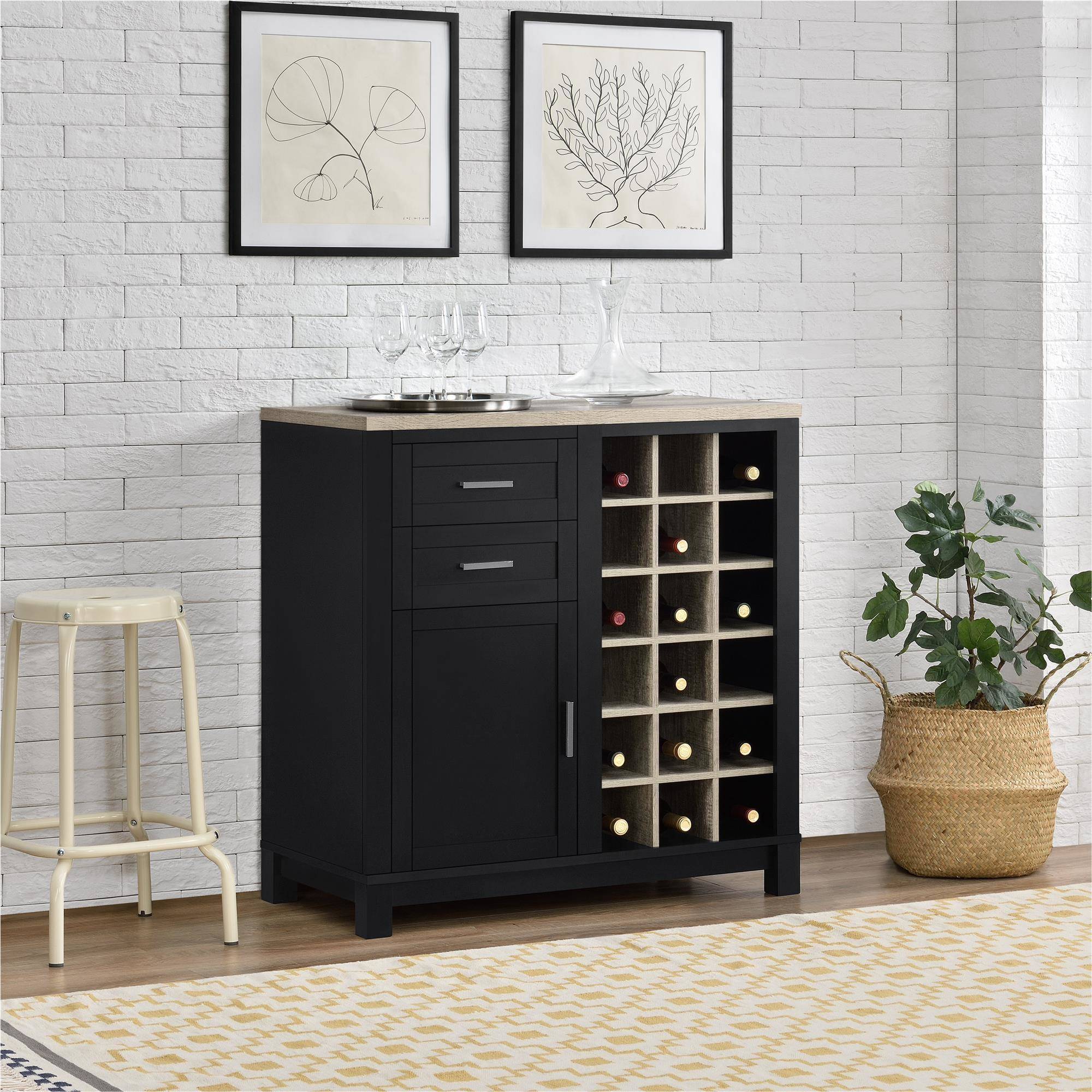 Better Homes and Gardens Langley Bay Wine Cabinet