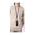 thumbnail image 2 of 2pzs Colgantes Y Correas Celular Cuerpo Moda Ajustable 10mm negro-rosa, 2 of 5