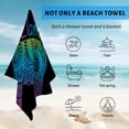 thumbnail image 4 of GZHJMY Beach Towel for Women Girls, Colorful Alpaca Bath Towel, Oversized Lightweight Sport Towel, 31x63 Inch, 4 of 7