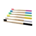 thumbnail image 3 of Graflsoa Eco-Friendly Bamboo Toothbrush with Biodegradable Nylon Bristles, Compact Design for Oral Care, Travel-Friendly, Multiple Colors Available, 3 of 7