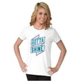 thumbnail image 3 of Motivational Make It Happen Quote Womens Slim Fit Graphic Tee Brisco Brands S, 3 of 5