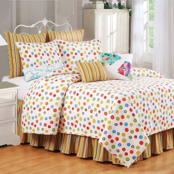 Tropical Bubbles Cotton Standard Pillow Sham
