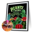 thumbnail image 2 of Taladro de pintura de diamante 5D Kits de bricolaje Ronda completa Cactus Mosaico Resina Imagen Artesanía Hugtrwg Para estrenar, 2 of 9