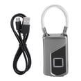 thumbnail image 2 of Cadenas d'Empreinte Digitale Intelligent, Cadenas de Recogonizer d'Empreinte Digitale Intelligent Serrure à Semi-Conducteurs Serrure à Induction d'Empreinte Digitale, 2 of 14