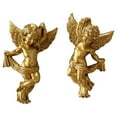 thumbnail image 2 of WLPZXP 1 Pair Cherub Angel Statue Wall Hanging Angelic Figure 5.7inch Tall Lovely Angel, 2 of 9
