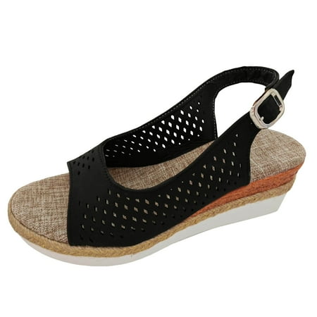 

Savings Clearance 2023! Women s Slope High Heel Sandals Fish Mouth Fashion Sandals