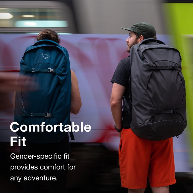Osprey Men's Travel Backpack, Farpoint 55L, Gopher Green, Durable  Lightweight Design - Walmart.com