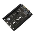 thumbnail image 1 of M.2 NGFF Key B to 2.5Inch SATA III +Frame Bracket for NGFF M.2 2230 2242 2260 2280 Hard Disk Adapter Board, 1 of 5