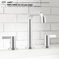 thumbnail image 5 of PARLOS Widespread 2-handle Bathroom Faucet with Water Supply Lines，Polished Chrome, 5 of 13