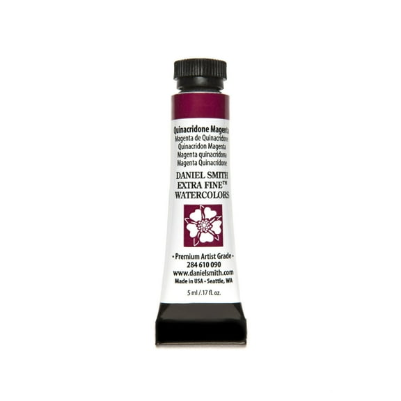 Daniel Smith Extra Fine Watercolor, 5 ml, Quinacridone Magenta