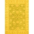 thumbnail image 1 of Ahgly Company Indoor Rectangle Oriental Yellow Traditional Area Rugs, 5' x 7', 1 of 4