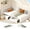 Beige, variant on IdealHouse Twin Daybed with Storage Drawers, Velvet Upholstered Corner Bed Frame, Adjustable Headboard & Guardrails, Beige