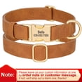 thumbnail image 4 of Pet Artist Soft Leather Personalized Dog Collar for Small Medium Large Dogs Metal Buckle, 4 of 11