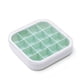 thumbnail image 1 of Inteprter Bandeja para cubitos de hielo, moldes de forma cuadrada, plástico PP, glaseado reutilizable para el hogar, cocina, congelador helado, Cocina y Comedor Verde Inteprter HA065771-01B, 1 of 6