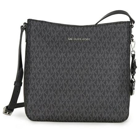 - Michael Kors Jet Set Travel Large Logo Messenger - Black - 30S7STVM3V-001